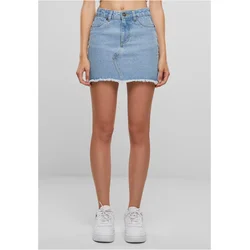 Womens mini denim skirt - blue