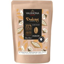 Varlhona Bela čokolada Valrhona Feves Dulcey 35% 250 g