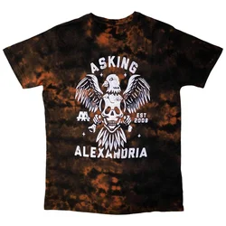 Asking Alexandria Eagle Skull (Wash Collection) Red L Majica