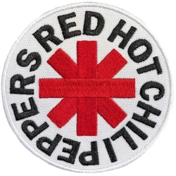 Red Hot Chili Peppers Asterisk Iron-On Patch White