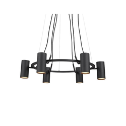 Markslöjd 107357 - Luster na sajli PORTO 6xGU10/12W/230V
