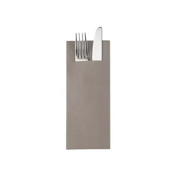 MANK BASIC žep za jedilni pribor, 300 kosov, 1/8 pregib, Linclass-Professional, bež sivo