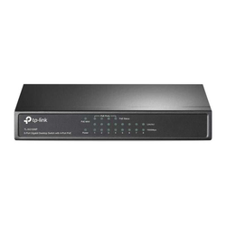 TP LINK Switch Gigabit 8x RJ45 10/100/1000Mbps Desktop metalno kuciste with 4-Port PoE (TL-SG1008P)