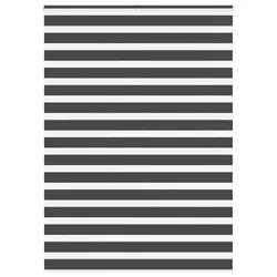 Zebra zavjesa Crna 155x230 cm Širina tkanine 150,9 cm Poliester