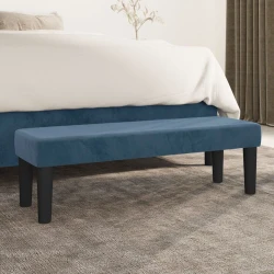 shumee Klop temno moder 100x30x30 cm žamet