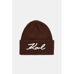 Kapa s primesjo volne Karl Lagerfeld K/SIGNATURE
