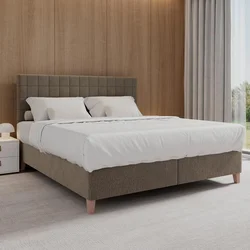 Bessagi Home Postelja Boxspring Olivia, Rjava, 180x200