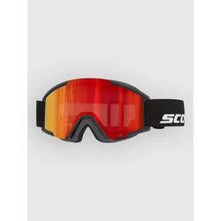 Scott Shield Pro Junior Black Kids Goggle red chrome s3