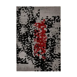 Kayoom PREPROGA Naila 300 Schwarz / Rot   160/230 cm  tkano rdeča, črna