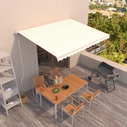 Tenda na automatsko uvlačenje 450 x 300 cm krem