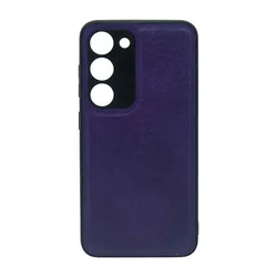 Maska za telefon LEATHER CASE za Samsung S23, Ljubičasta