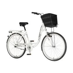 Bicikl Fashion Venssini Grace 26 alu 18 V-Brake kontra 155-178cm S/M Beli