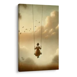 Slika sanje med oblaki - 100x150