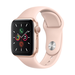 APPLE pametna ura Watch Series 5 GPS (40mm), (MWV72FD/A), zlata-roza