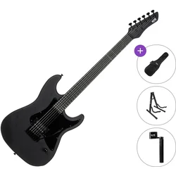 PSD Guitars SPS-100B Basic SET Open Pore Black Električna kitara