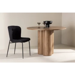 Venture Design Jedilna miza Olivia 110x75 cm rjava