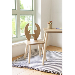 Hanah Home Set dečiji sto i stolica Deer, Braon