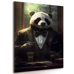 Slika živalski gangster panda - 30x40