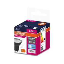 LED sijalica VALUE PAR16 GU10/6,9W/230V 6500K 36° crna - Ledvance