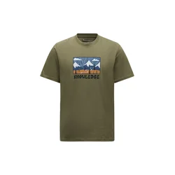 KnowledgeCotton Apparel Majica temno modra/zelena/oranžna/črna