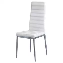 VEVOR Set jedilnih stolov 6 kosov 465x405x97 cm bela