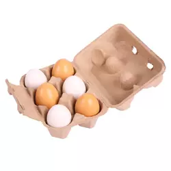 Bigjigs Toys Jajca v škatli 6 kosov