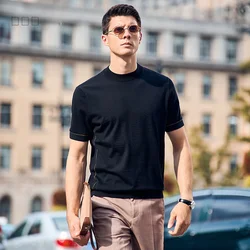 Mr.Bu Muška majica, Okrugli izrez, Crna