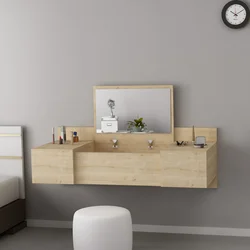 Hanah Home Sto za šminkanje 100x33x39,1cm Hrast