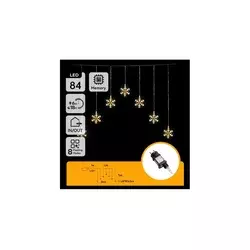 Aigostar - LED spoljašnji niz 84xLED/230V 1,2x1m IP44 topla bela pahulje