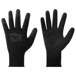 Rukavice za rad 12 pcs Crna 10 / xl Poliester