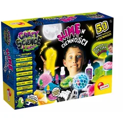 slomart ZNANSTVENI KOMPLET LISCIANI Crazy Science Slime - sveti v temi