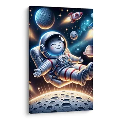 Slika srečni astronavt v vesolju - 20x30
