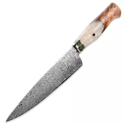Damask kuhinjski nož SA-20110 - Chef / Bijela KP20110