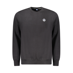 NORTH SAILS MEN'S BLACK ZIP-UP SWEATSHIRT