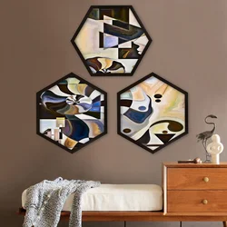 Wallity Uramljena slika 6GEN1275497500, 35x35 cm, 3 dela