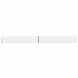Uvlačiva bočna tenda za terasu 140 x 1200 cm krem
