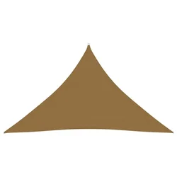Vidaxl Senčno jadro 160 g/m2 taupe 3x3x4,2 m HDPE