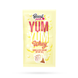 BEASTPINK Yum Yum Whey Sample 30 g vanilija - sladoled