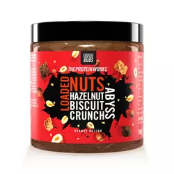 THE PROTEIN WORKS Kikiriki Maslac Loaded Nuts 500 g biskvit krokant lješnjak