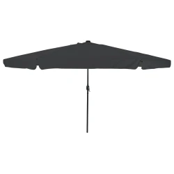 Vrtni suncobran Antracit 395 x 395 x 245 cm Poliester