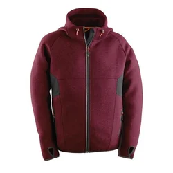 Jakna TECH HOODIE sa kapuljačom vel. XL bordo Kapriol
