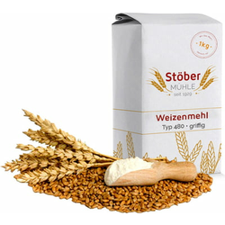 Stöber Mühle GmbH Oštro pšenično brašno 480  - 5 kg