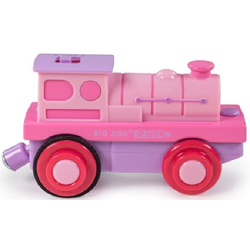 Bigjigs Rail Električna lokomotiva, roza