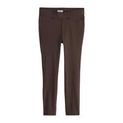 Next Jeans pajkice temno rjava