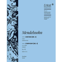 MENDELSSOHN:SINFONIE A-DUR OP.90 NR.4 STUDY SCORE