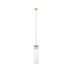 Zuma Line P0389-01D-F7AC - Kristalni luster na sajli GEM 1xG9/28W/230V