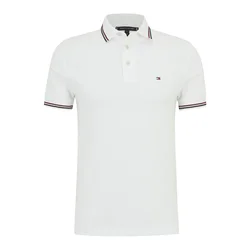 TOMMY HILFIGER Majica temno modra/karminsko rdeča/bela