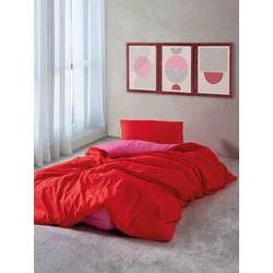 Lessentiel Maison Set posteljina Sage, 160x220 cm, Crveni