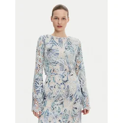 Guess Bluza W5GH0T WHAD2 Modra Regular Fit