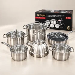 Silver Kettle 12-delni set posuđa sa čajnikom ( KLK2686 )